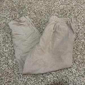 Lee Women's Checkered Chinos - Brown